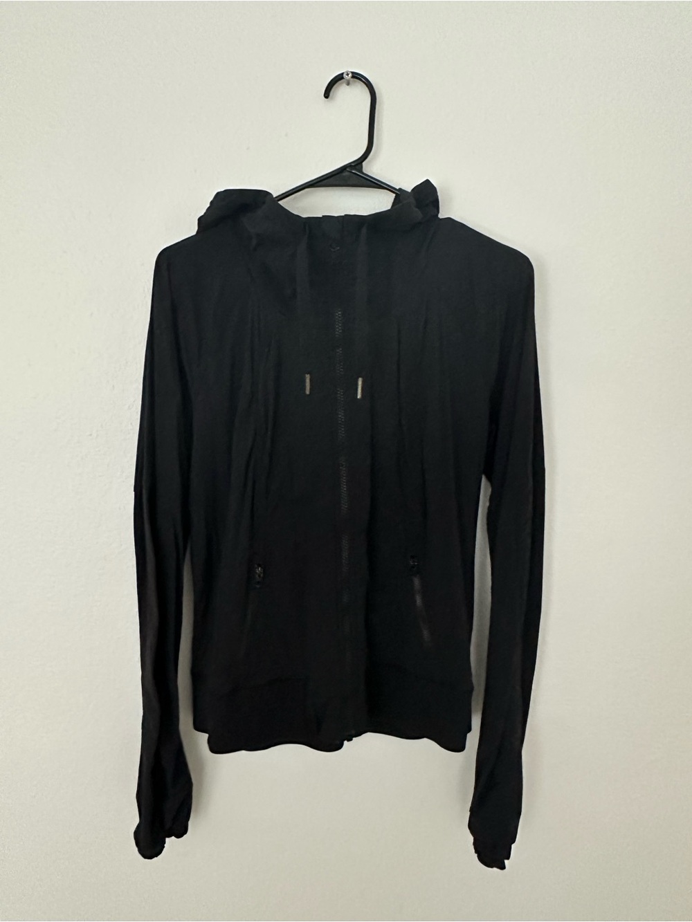 lululemon athletica Black Lightweight Hooded Zip Jacket